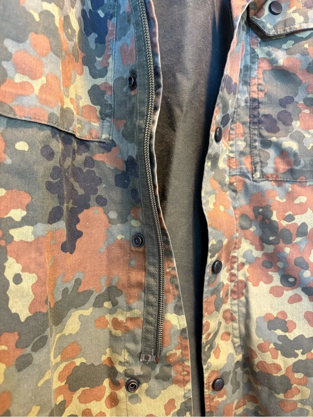 Vintage German Bundeswher Flecktarn Field shirt